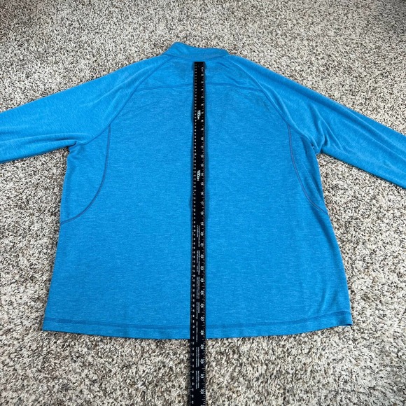 Tommy Bahama Pullover Mens Large Blue Long Sleeve 1/4 Zip Active Golf Sweater - Picture 8 of 12